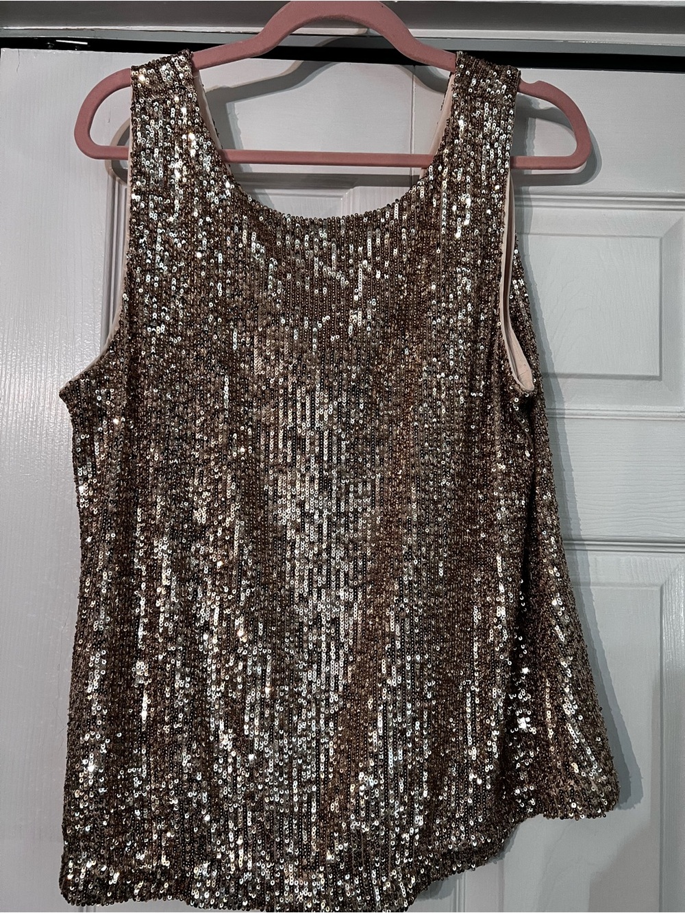 Lilly Pulitzer Metallic Treasure Box  Gold Sequin Top